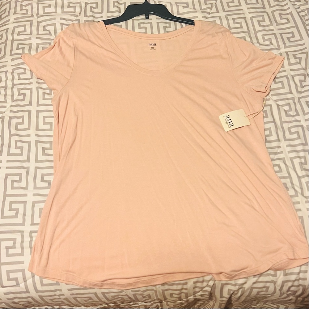 NWT Women’s size 2x rose pink Ana blouse Brand new